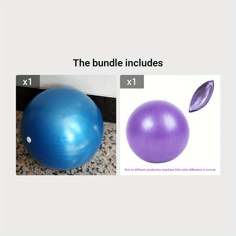 1pc 9.84-Inch  Yoga Ball for Shaping, Pilates Ball for Glutes, Home Fitness Balance Ball