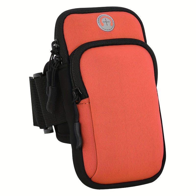 Waterproof Running Arm Bag - Water-Resistant Design with Spacious Compartment and Secure Strap for Men and Women - Perfect for Outdoor Sports and Fitness Activities like Running, Jogging, Cycling, and Hiking