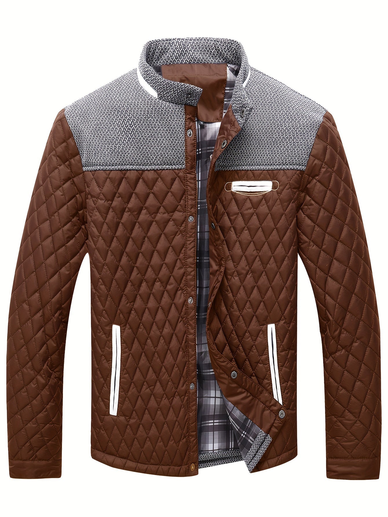 Men's Lightweight Warm Jacket, US Sizes