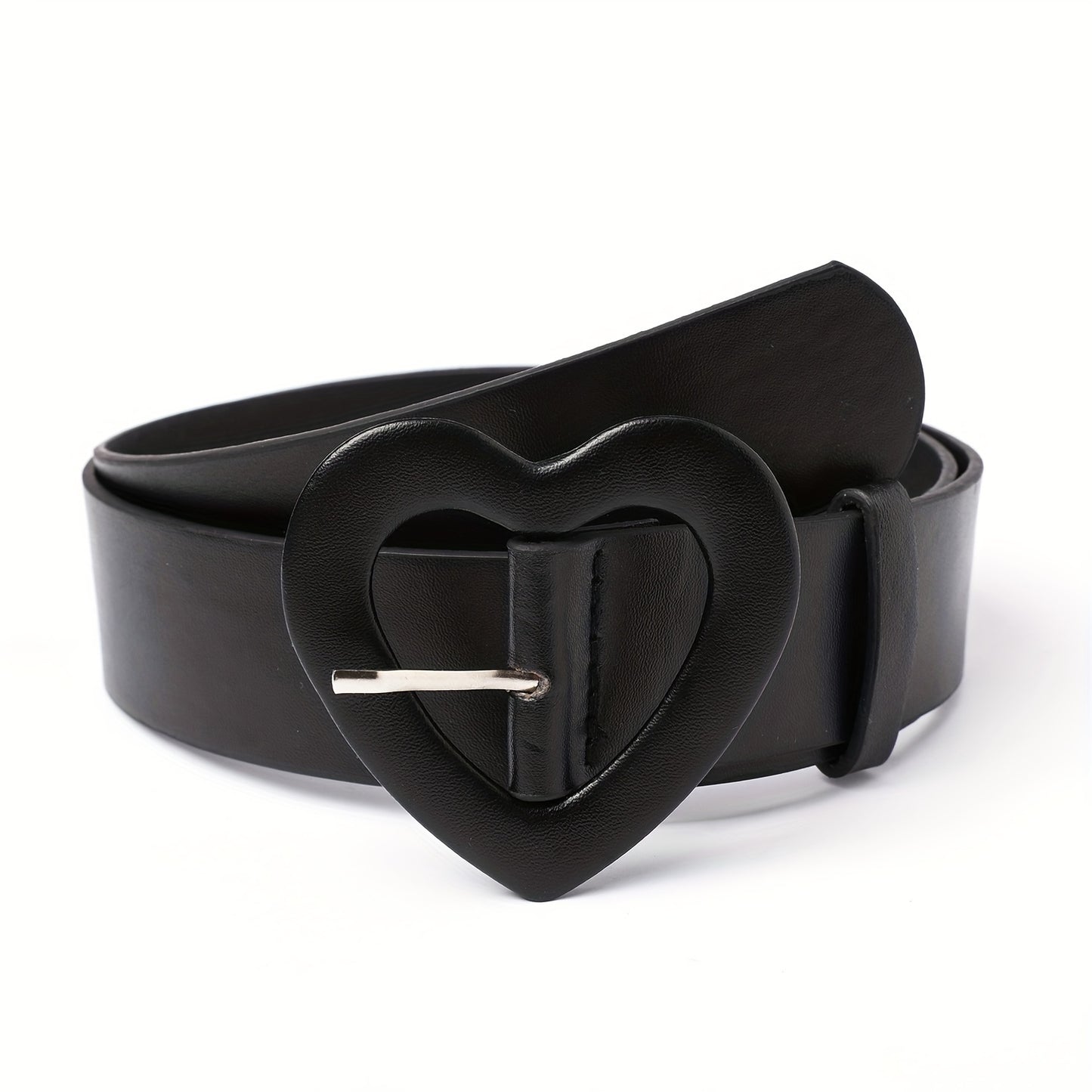 2023 New Pink Wide Belt for Women with Love Buckle and Rose Red Belt Decoration for Hot Girls