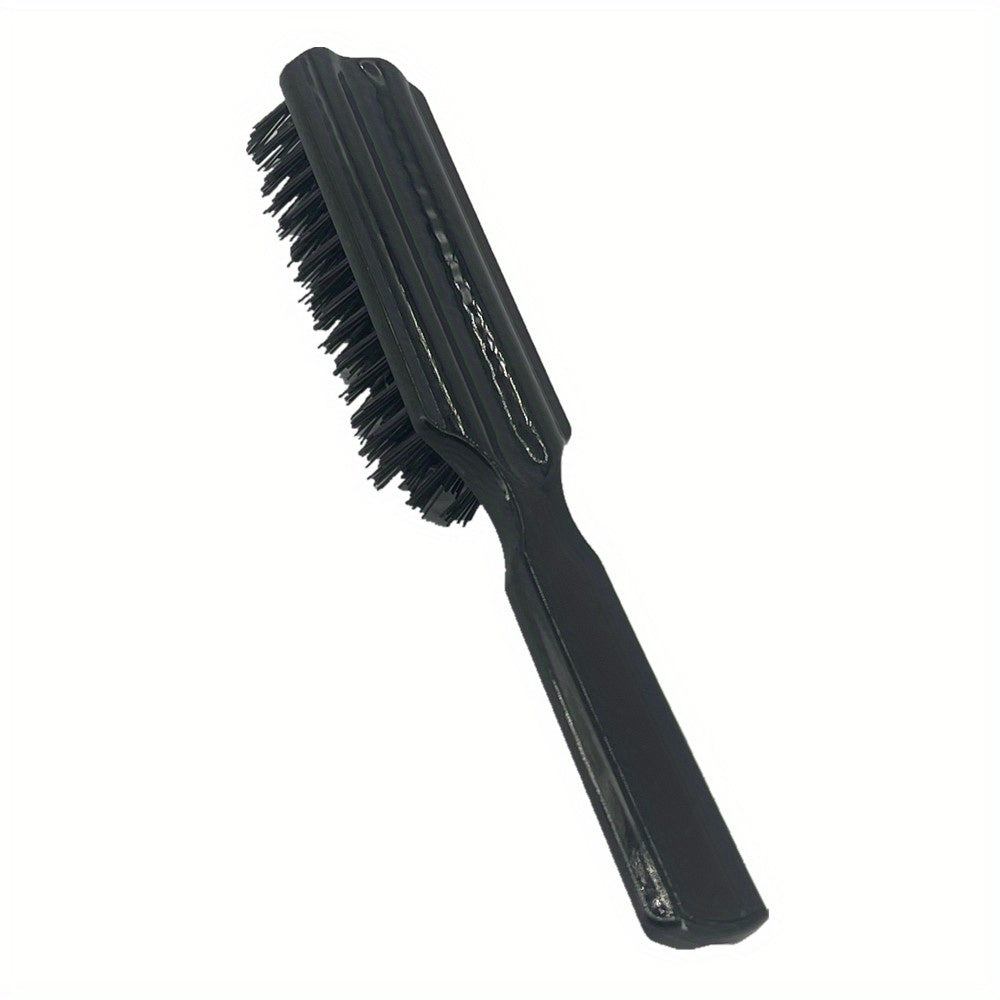 Hair Styling Beard Brush Carving Cleaning Brush for Men Plastic Handle Comb Hair Styling Tools Accessories Nylon Hair Brush
