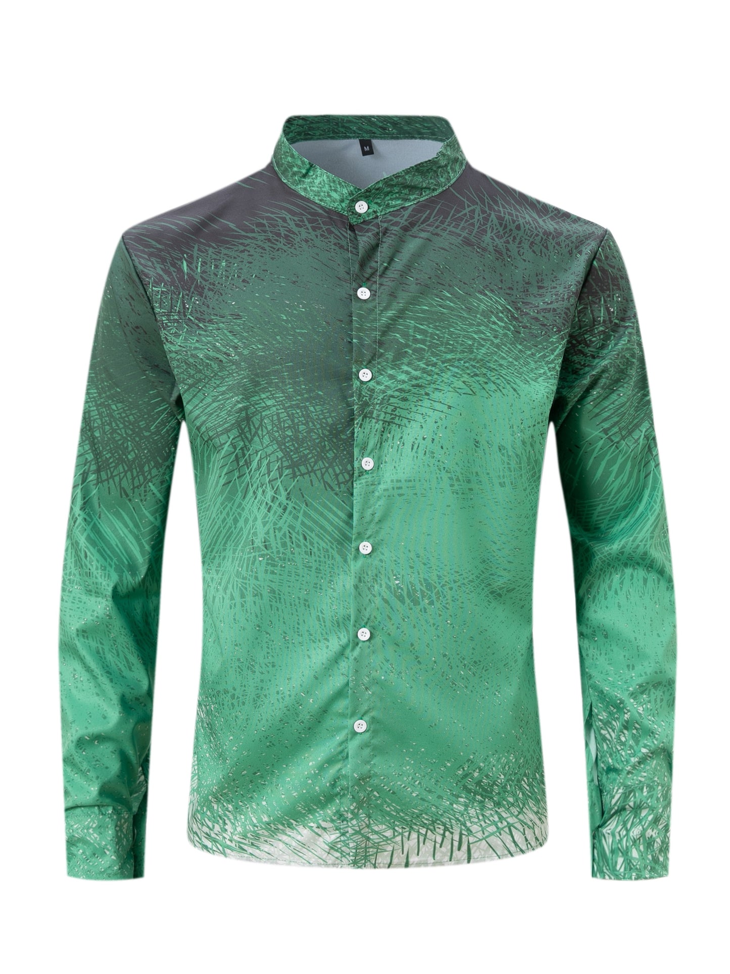 Mens Stylish Turn-Down Collar Long Sleeve Shirt - Fashionable Closure Design for Daily, Vacation, and Streetwear Outfits