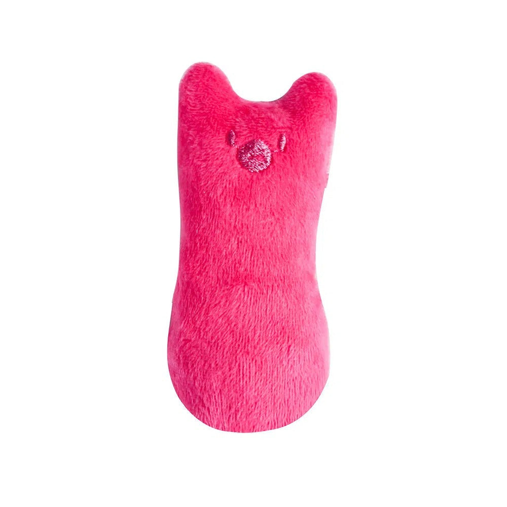 [1pc Squeaky Cat Toy] 1pc Interactive Cat Teaser Toy | Cat Design Containing Squeaky Plush Pillow Toy | Interactive Pet Supply