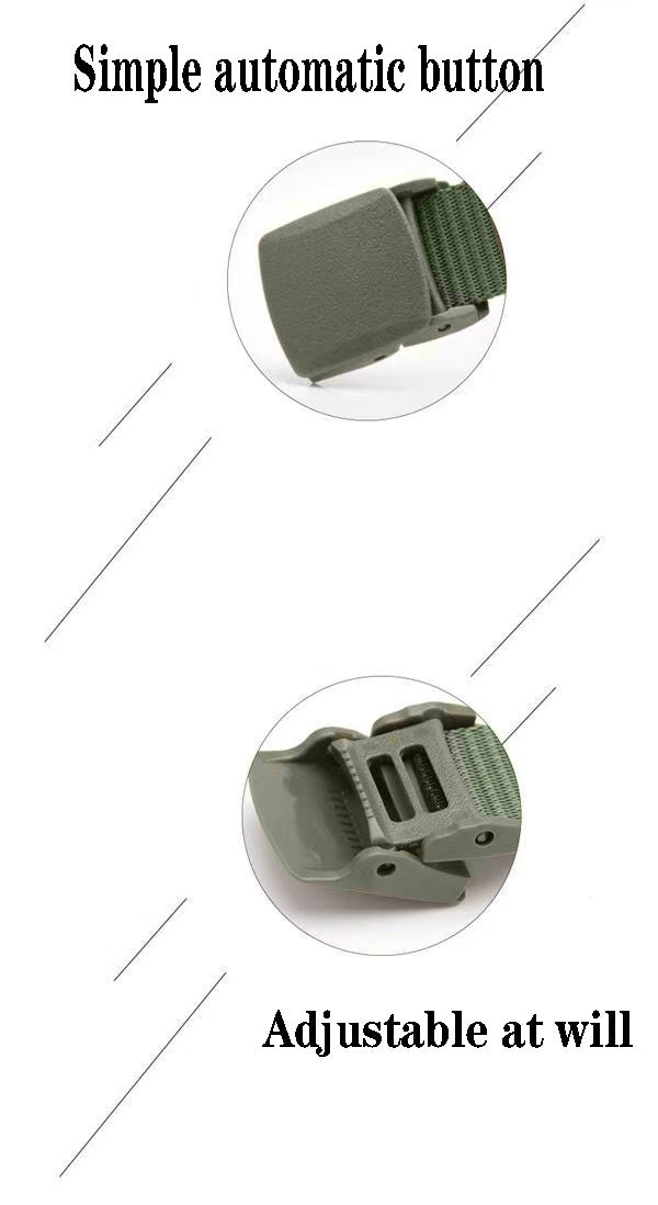 1pc Mens Casual Belt - Durable PP Material, Automatic Smooth Buckle, Timeless Simple Design - Perfect Gift for Young Men and Teenagers