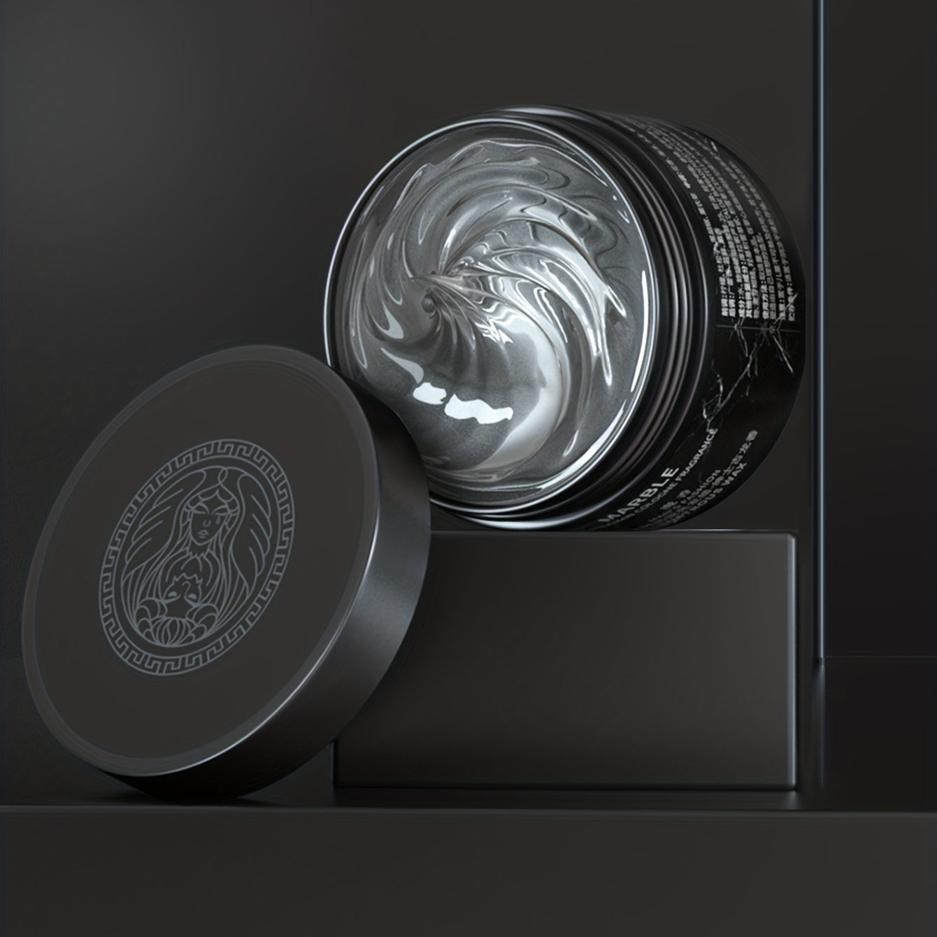 3.53oz Gentleman Cologne Hair Wax - Strong Hold Hair Styling Wax Gel for Men - Fragrant and Long-Lasting