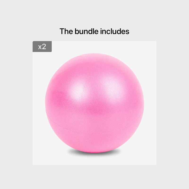 1pc 9.84-Inch  Yoga Ball for Shaping, Pilates Ball for Glutes, Home Fitness Balance Ball