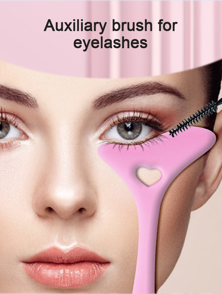 Silicone Wing Tips - Eyeliner Stencils, Mascara, Lipstick, Cream Mask Applicator Makeup Beauty Tool for Perfect Application