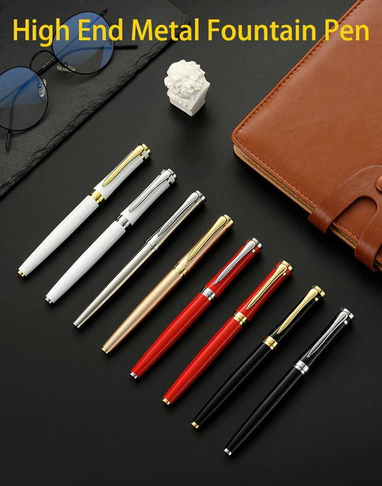 1pc, 2023 New Arrival Men's And Women's Luxury Multicolor Optional Metal Pen Gift Promotional Products Expensive Steel Pen