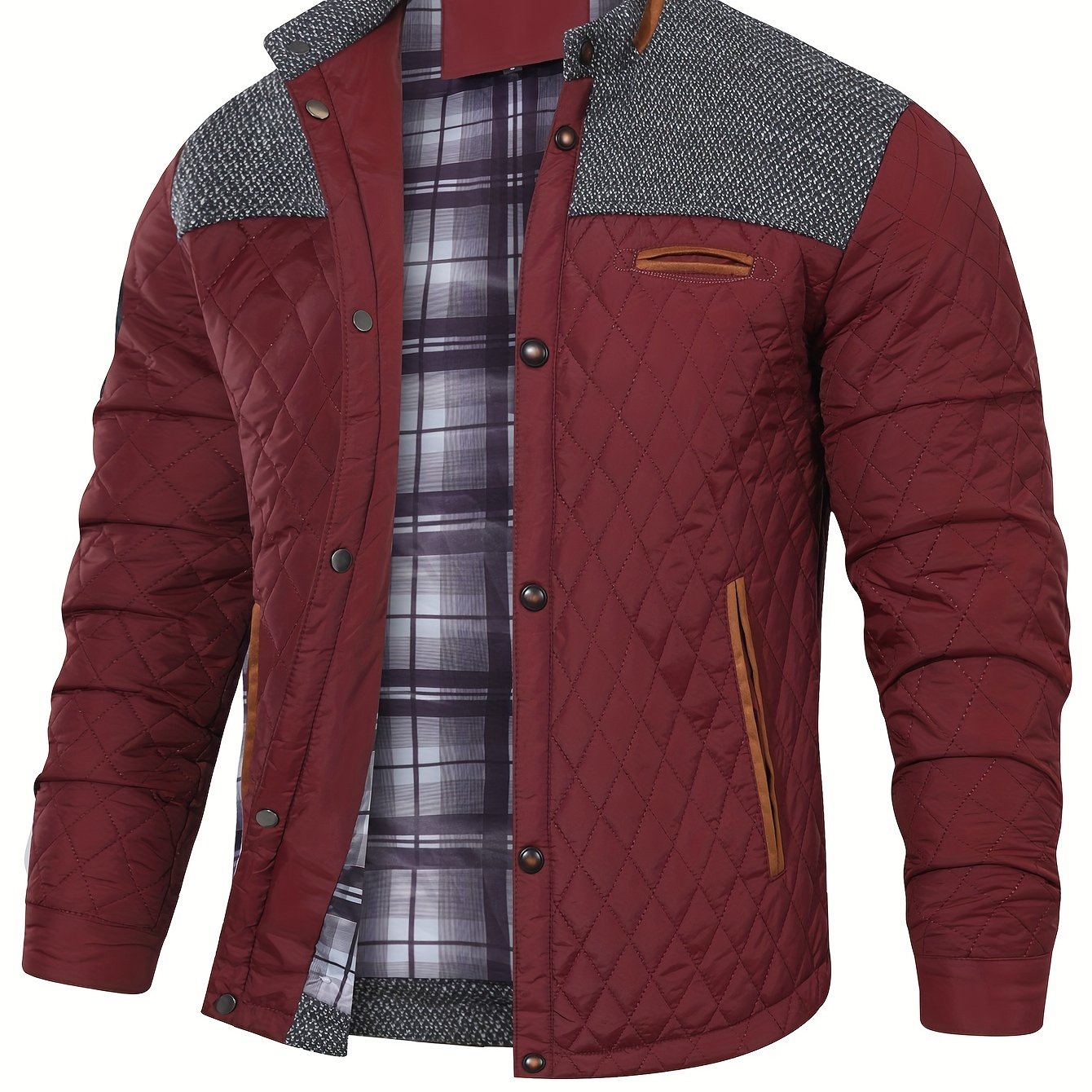 Men's Lightweight Warm Jacket, US Sizes