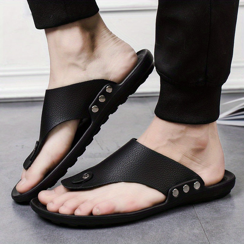 Simple Unisex Breathable Non-slip Slip On Sandals for Casual Summer Beach Outdoors for Men Women