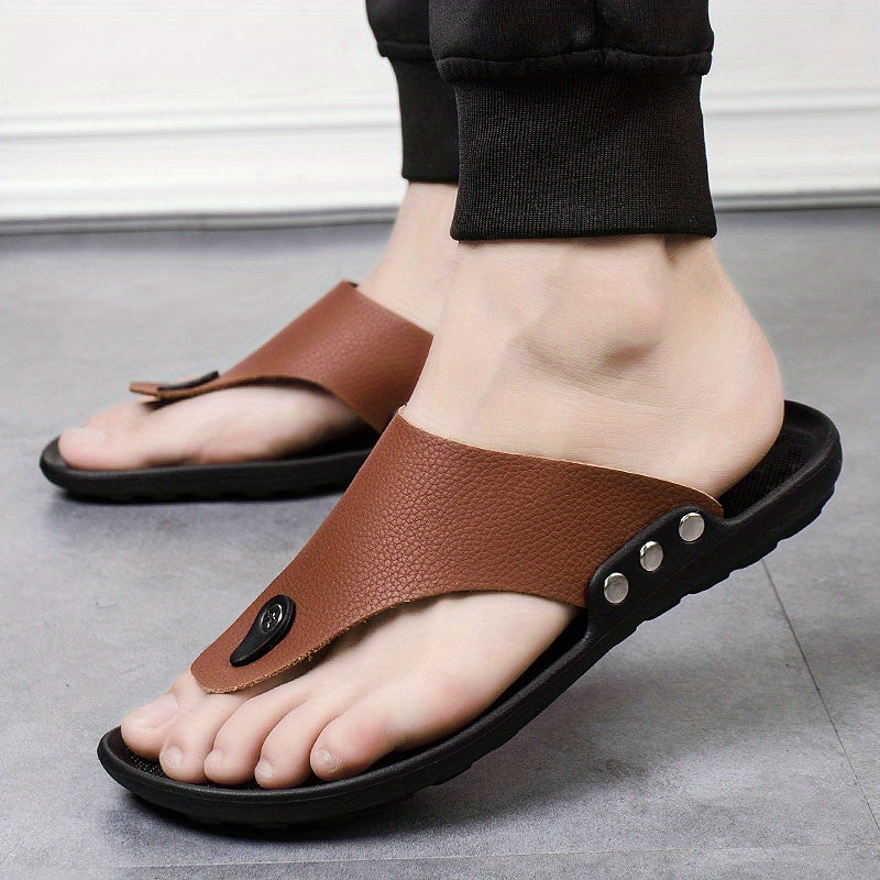 Simple Unisex Breathable Non-slip Slip On Sandals for Casual Summer Beach Outdoors for Men Women