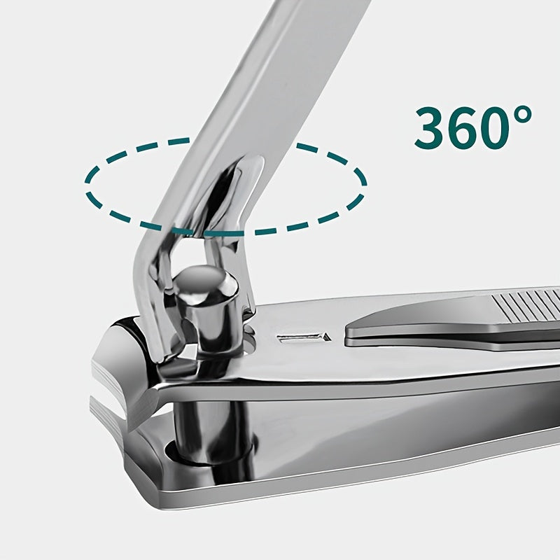 Heavy Duty Stainless Steel Nail Clippers for Men and Women - Perfect for Thick Fingernails and Toenails